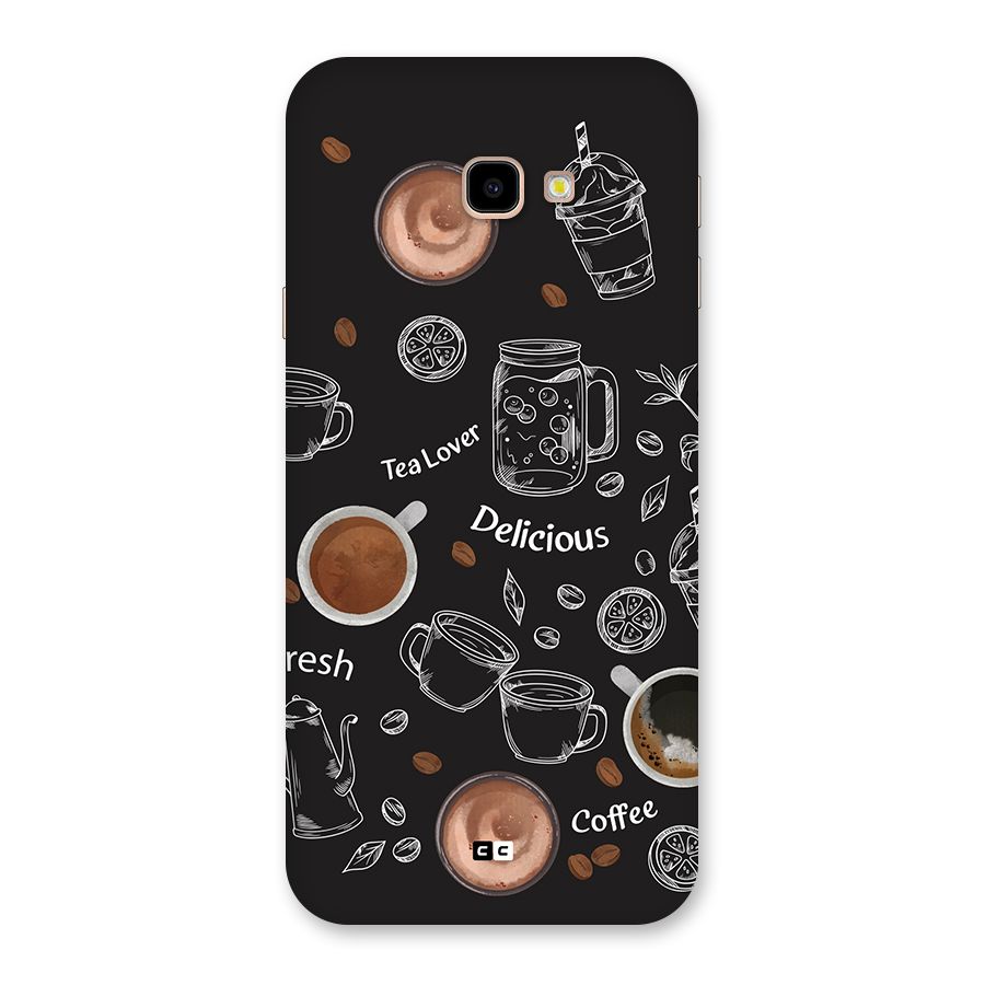Tea And Coffee Mixture Back Case for Galaxy J4 Plus