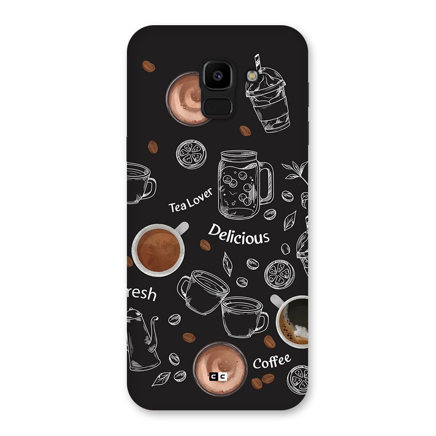 Tea And Coffee Mixture Back Case for Galaxy J6