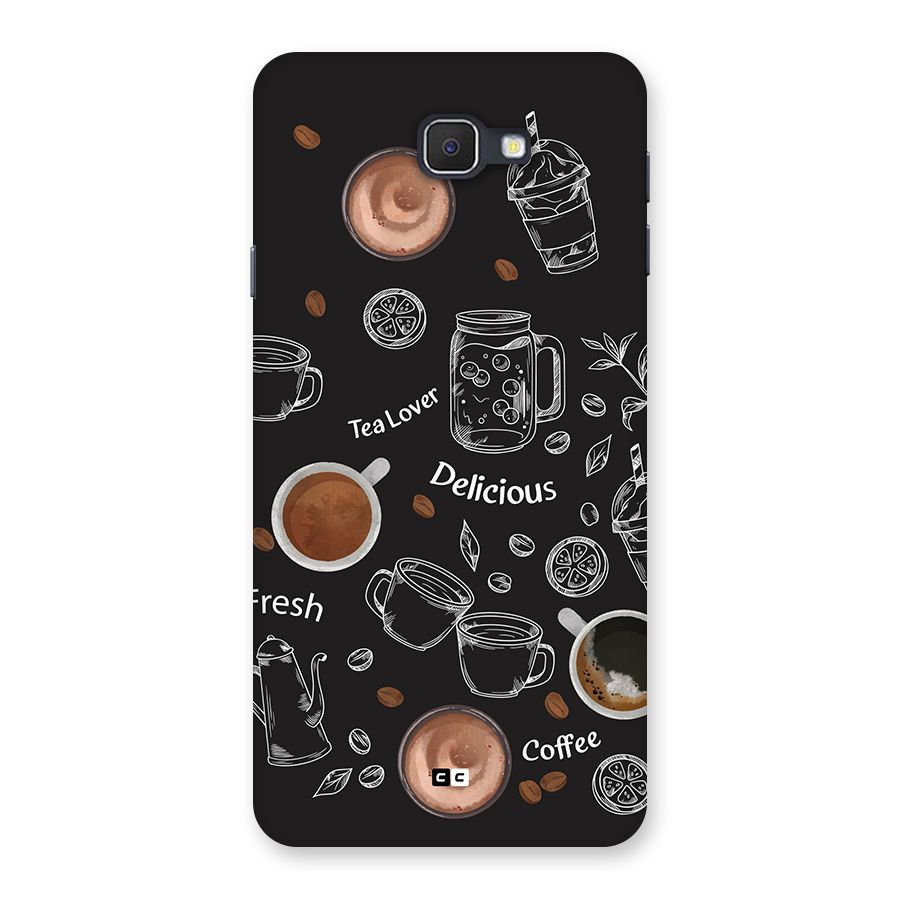 Tea And Coffee Mixture Back Case for Galaxy J7 Prime