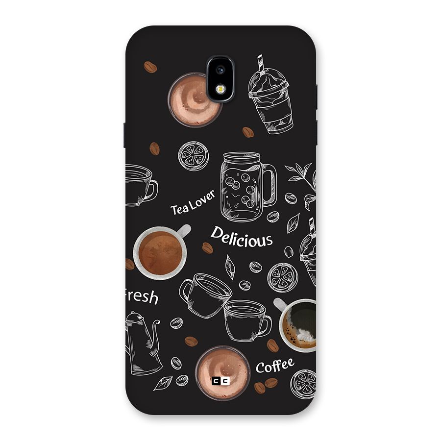 Tea And Coffee Mixture Back Case for Galaxy J7 Pro