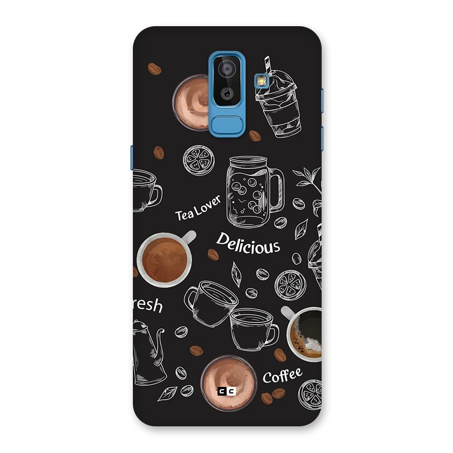 Tea And Coffee Mixture Back Case for Galaxy J8