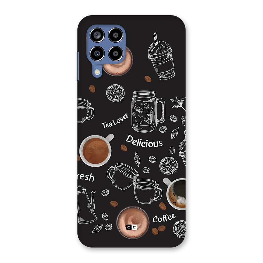 Tea And Coffee Mixture Back Case for Galaxy M53 5G