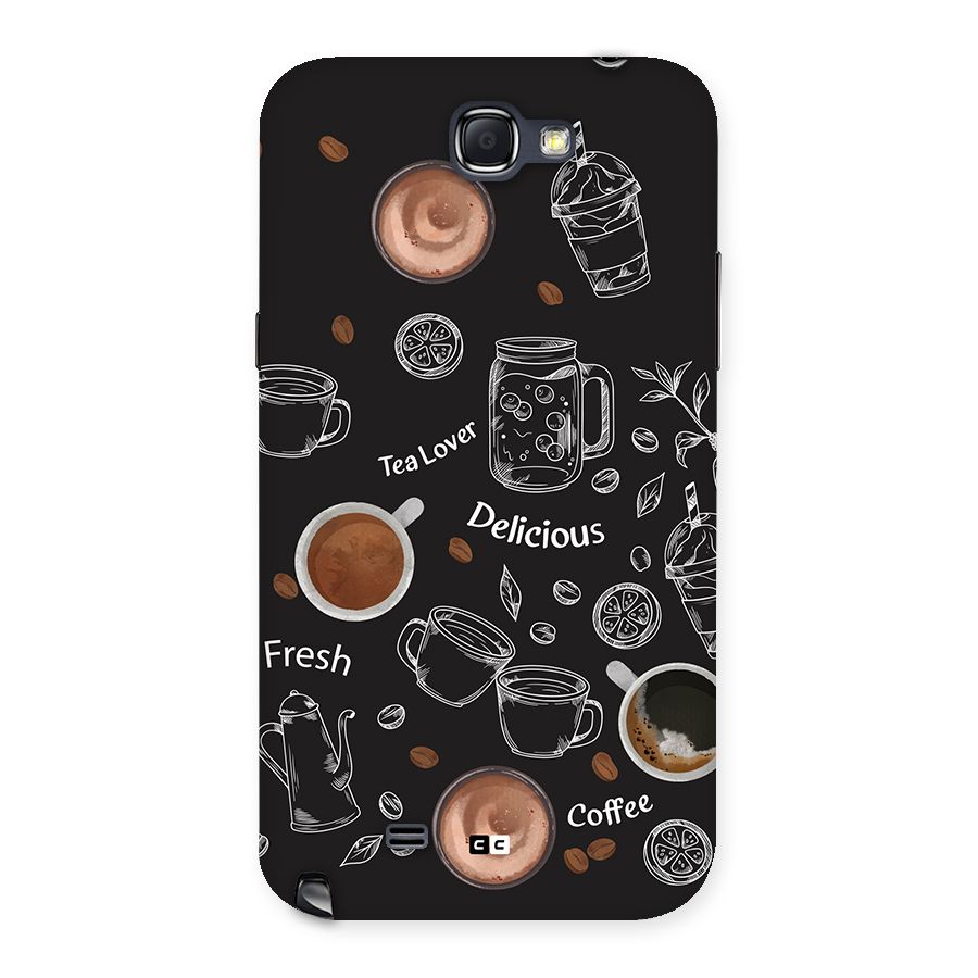Tea And Coffee Mixture Back Case for Galaxy Note 2