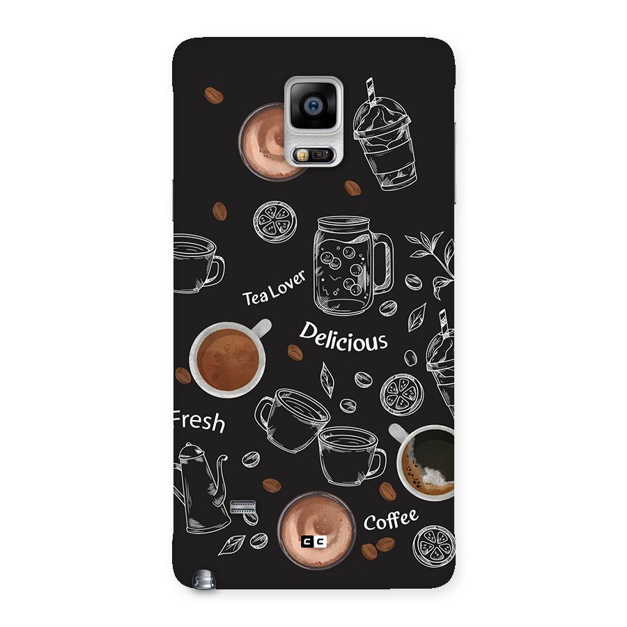 Tea And Coffee Mixture Back Case for Galaxy Note 4