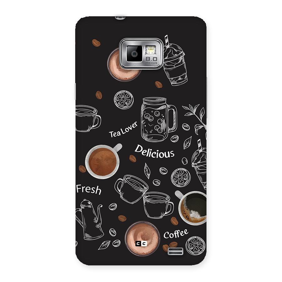 Tea And Coffee Mixture Back Case for Galaxy S2