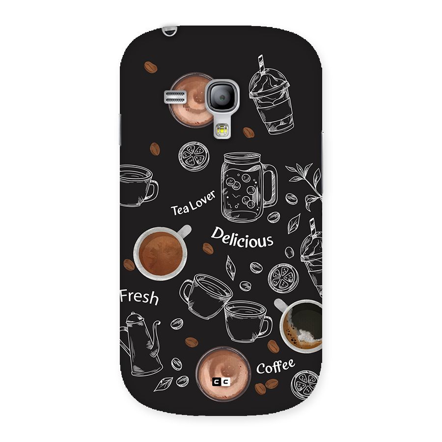 Tea And Coffee Mixture Back Case for Galaxy S3 Mini