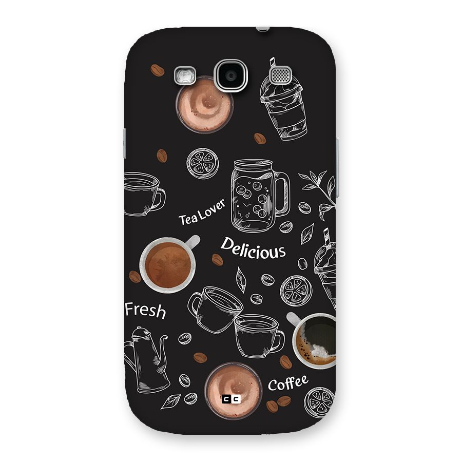 Tea And Coffee Mixture Back Case for Galaxy S3 Neo