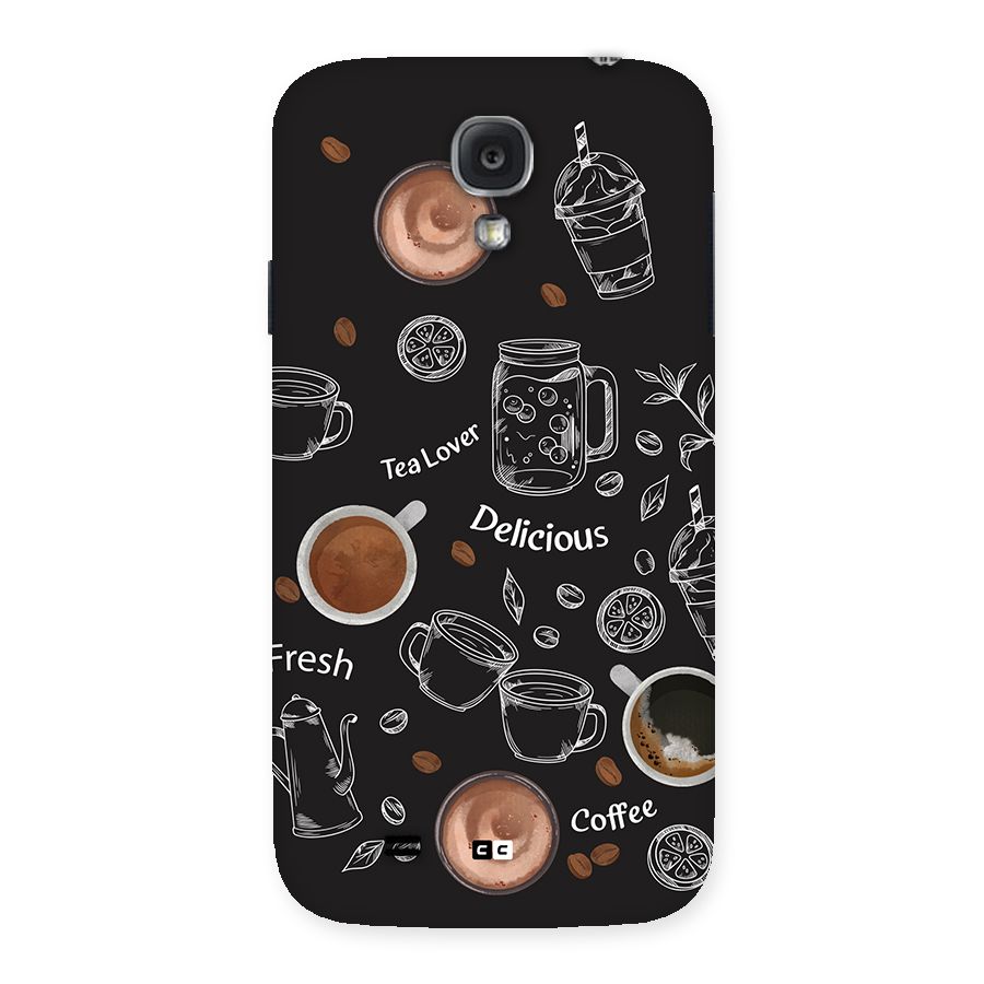 Tea And Coffee Mixture Back Case for Galaxy S4