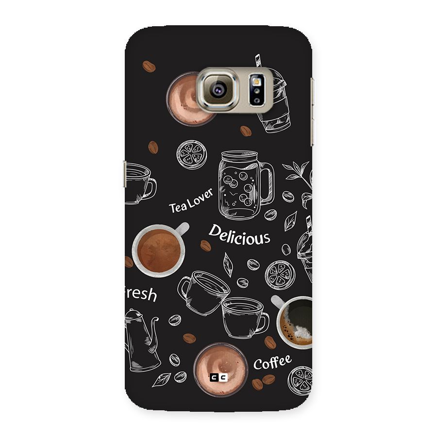 Tea And Coffee Mixture Back Case for Galaxy S6 Edge Plus