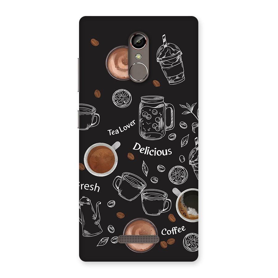 Tea And Coffee Mixture Back Case for Gionee S6s