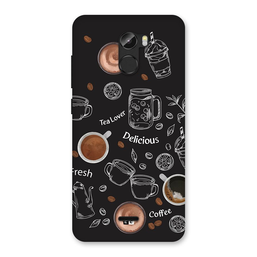 Tea And Coffee Mixture Back Case for Gionee X1
