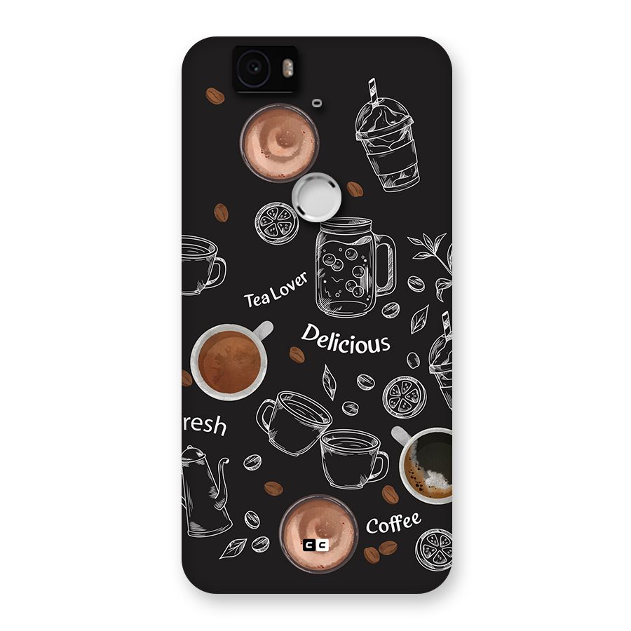 Tea And Coffee Mixture Back Case for Google Nexus 6P