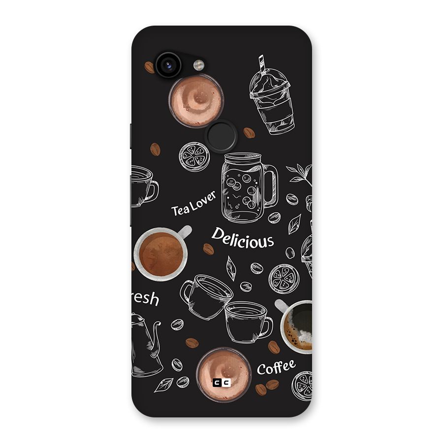 Tea And Coffee Mixture Back Case for Google Pixel 3a
