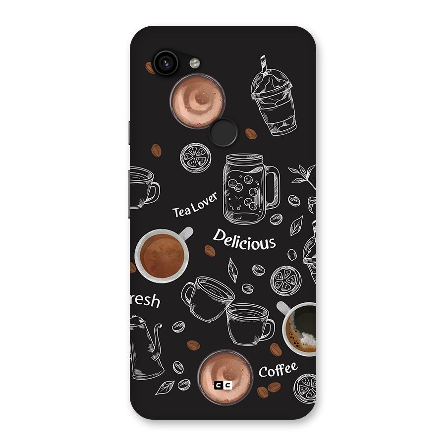 Tea And Coffee Mixture Back Case for Google Pixel 3a XL