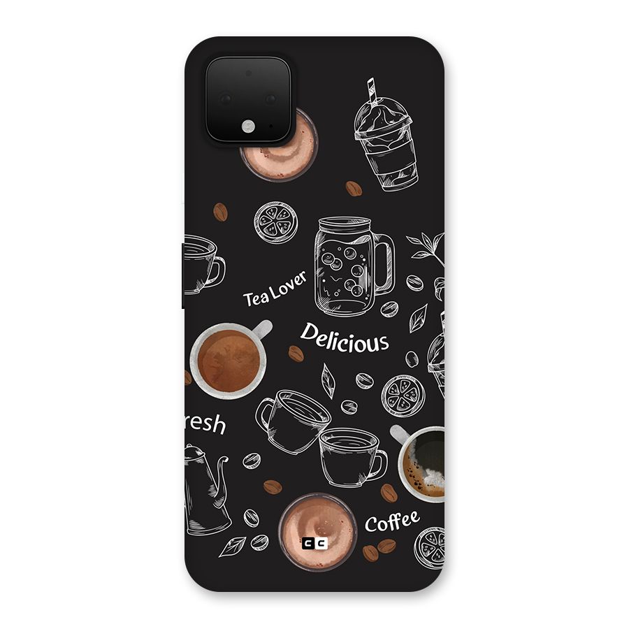 Tea And Coffee Mixture Back Case for Google Pixel 4 XL