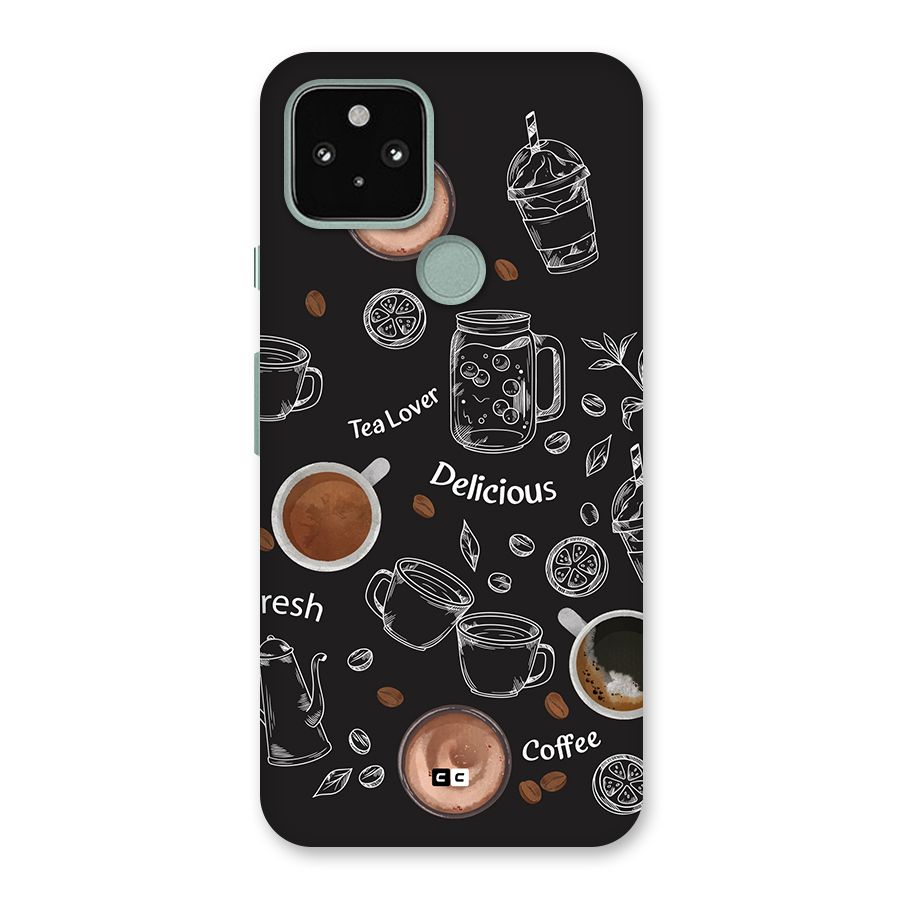 Tea And Coffee Mixture Back Case for Google Pixel 5