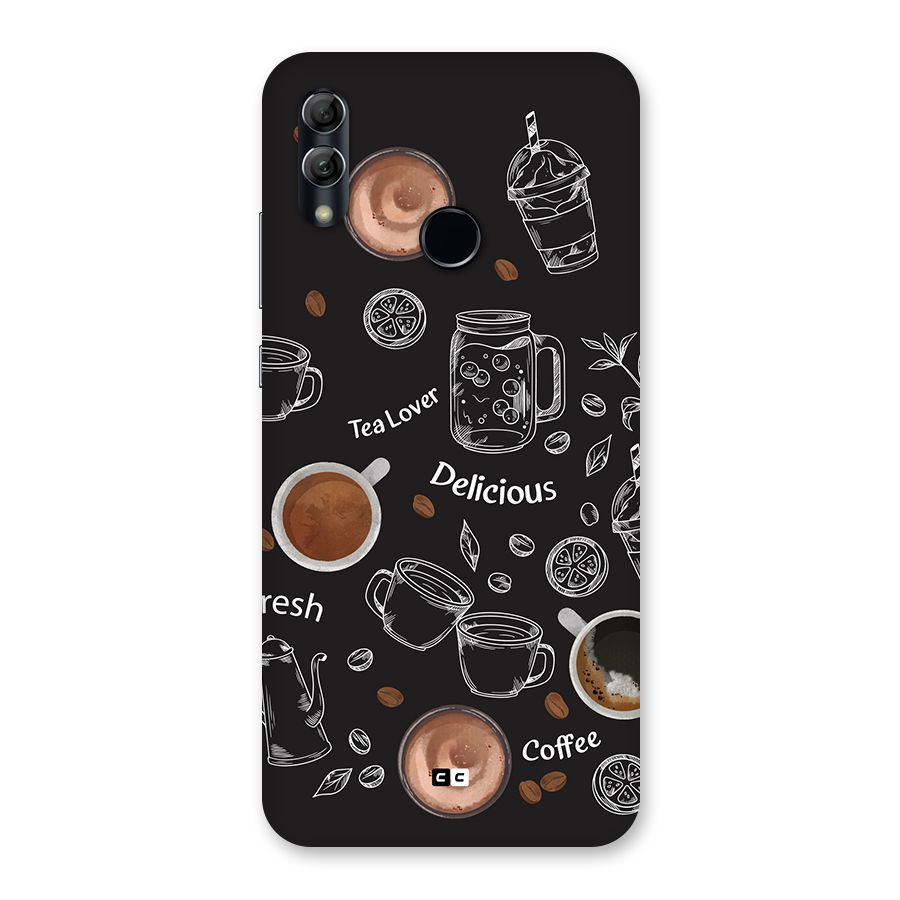 Tea And Coffee Mixture Back Case for Honor 10 Lite