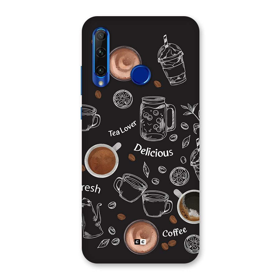 Tea And Coffee Mixture Back Case for Honor 20i