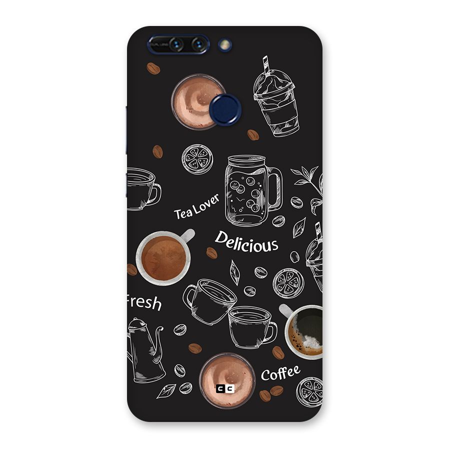 Tea And Coffee Mixture Back Case for Honor 8 Pro