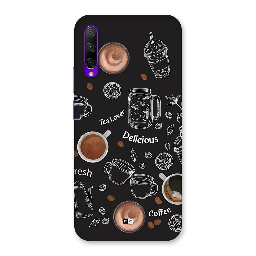 Tea And Coffee Mixture Back Case for Honor 9X Pro