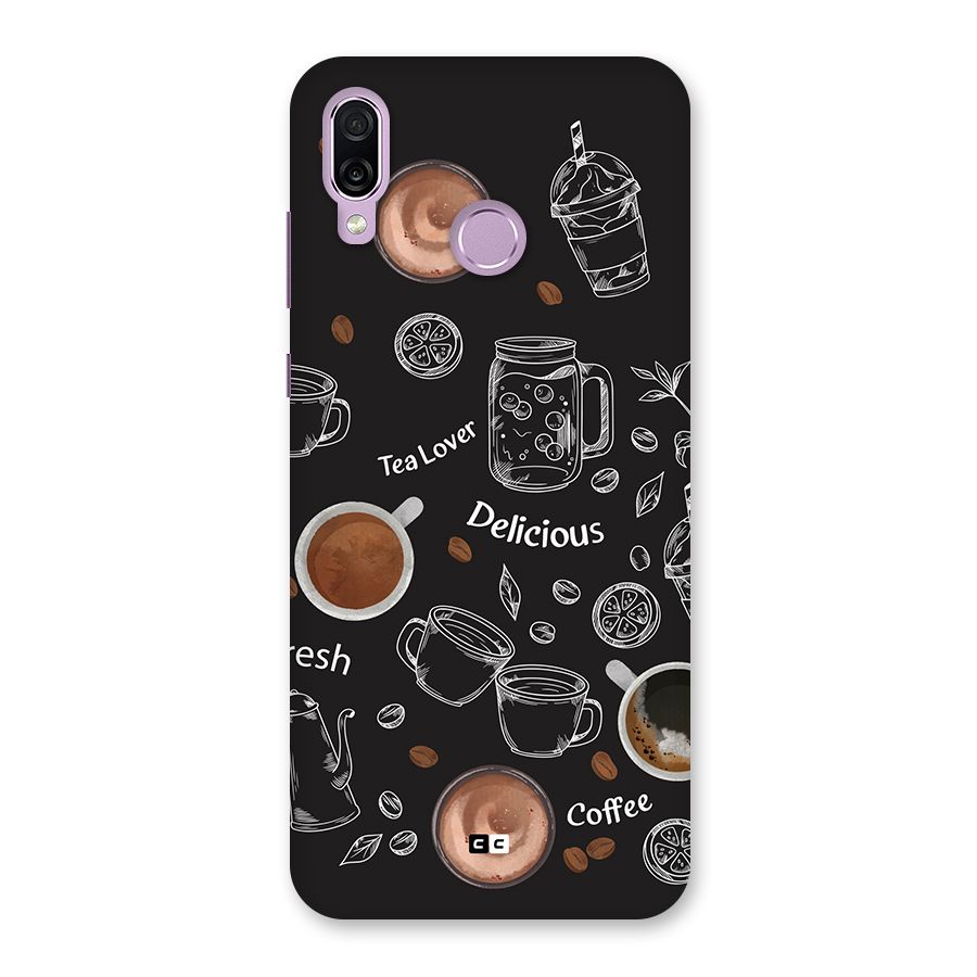 Tea And Coffee Mixture Back Case for Honor Play