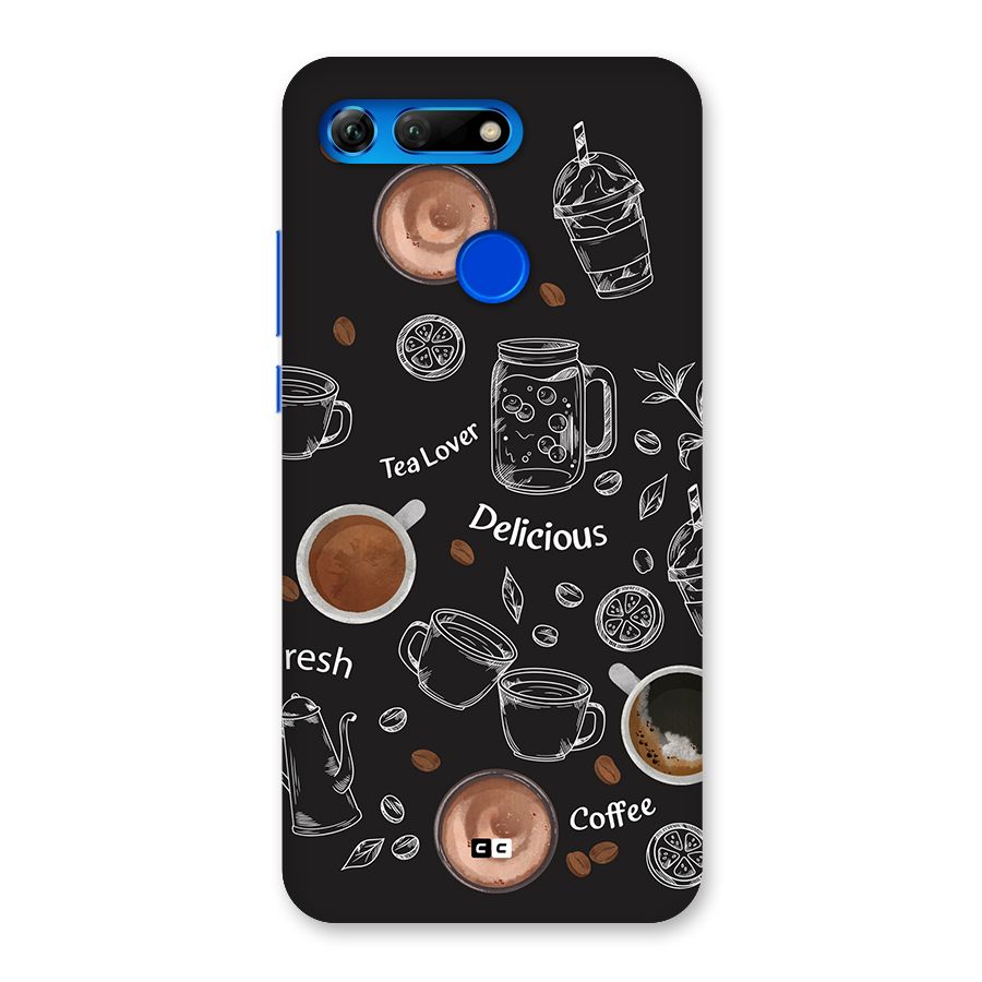 Tea And Coffee Mixture Back Case for Honor View 20