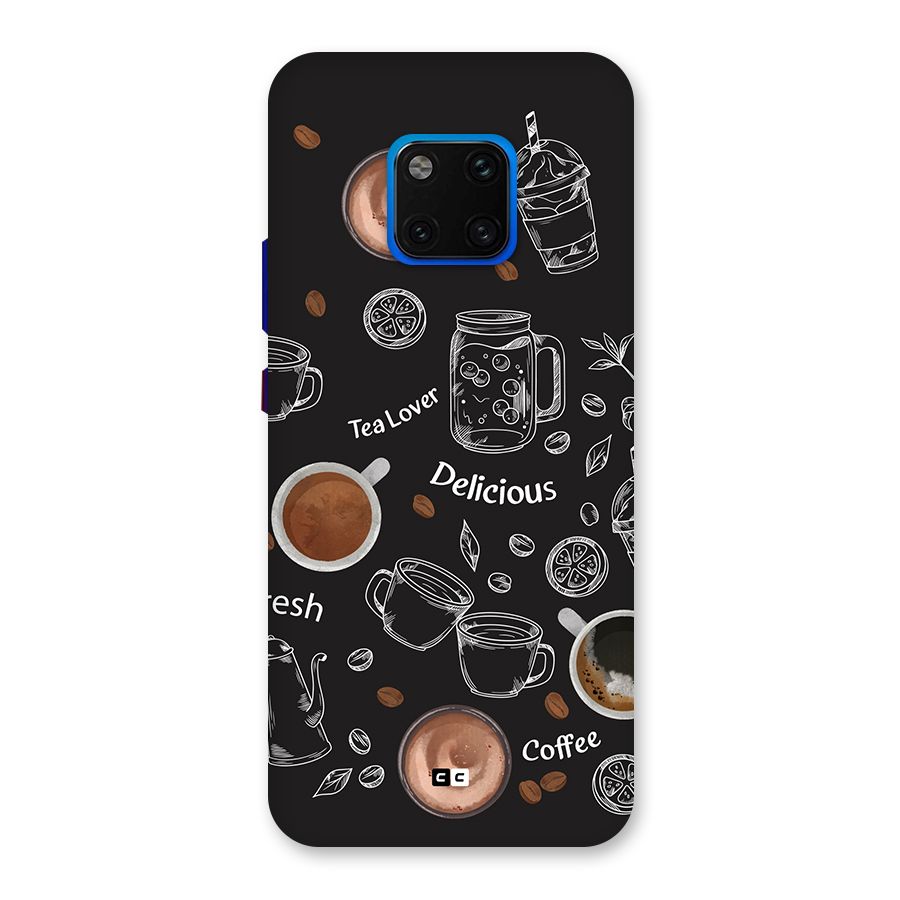 Tea And Coffee Mixture Back Case for Huawei Mate 20 Pro
