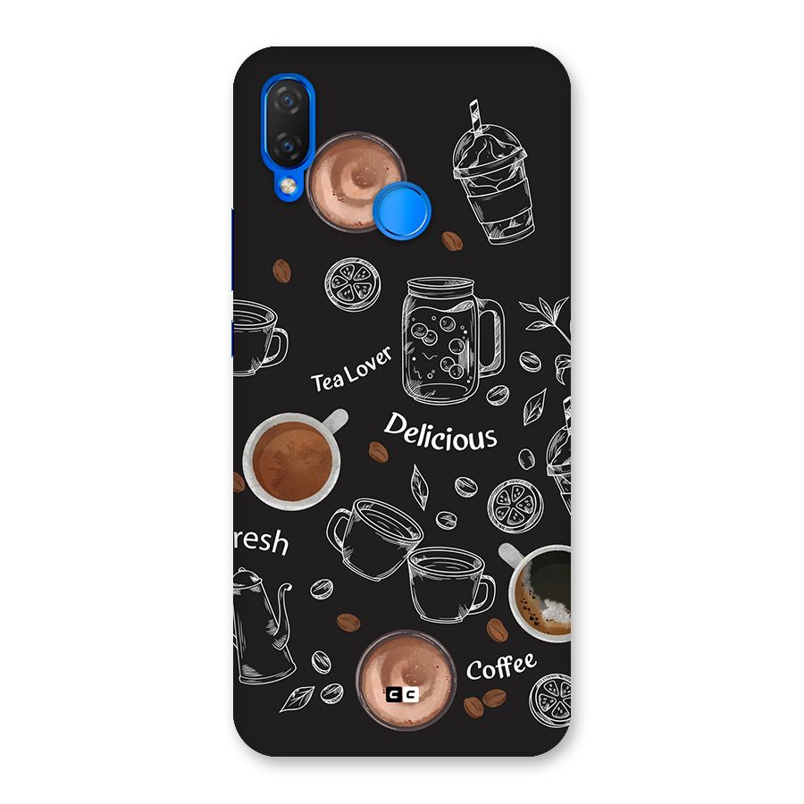Tea And Coffee Mixture Back Case for Huawei P Smart Plus