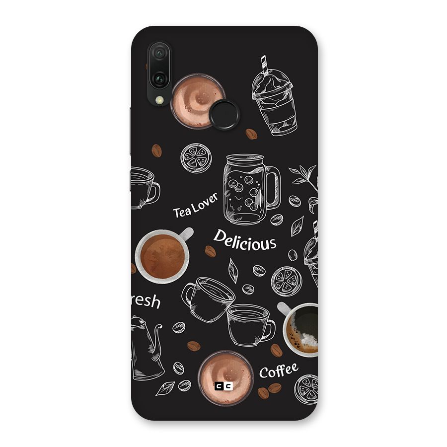 Tea And Coffee Mixture Back Case for Huawei Y9 (2019)