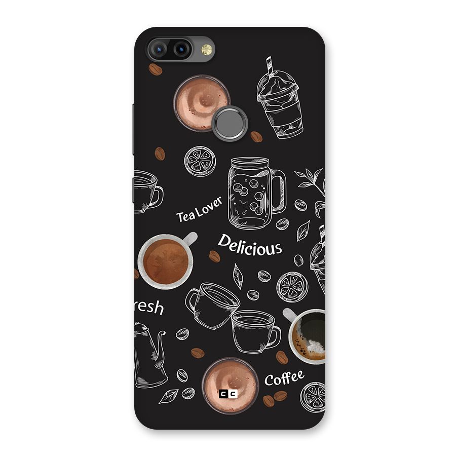Tea And Coffee Mixture Back Case for Infinix Hot 6 Pro
