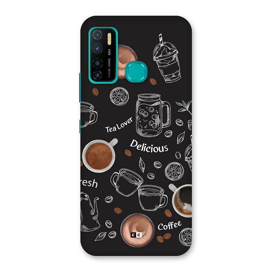 Tea And Coffee Mixture Back Case for Infinix Hot 9 Pro