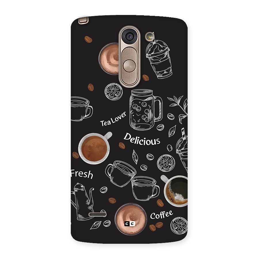 Tea And Coffee Mixture Back Case for LG G3 Stylus