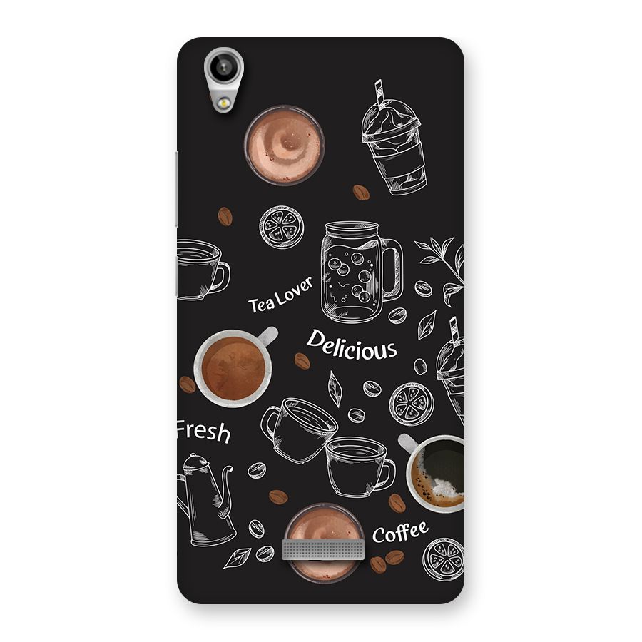 Tea And Coffee Mixture Back Case for Lava Pixel V1
