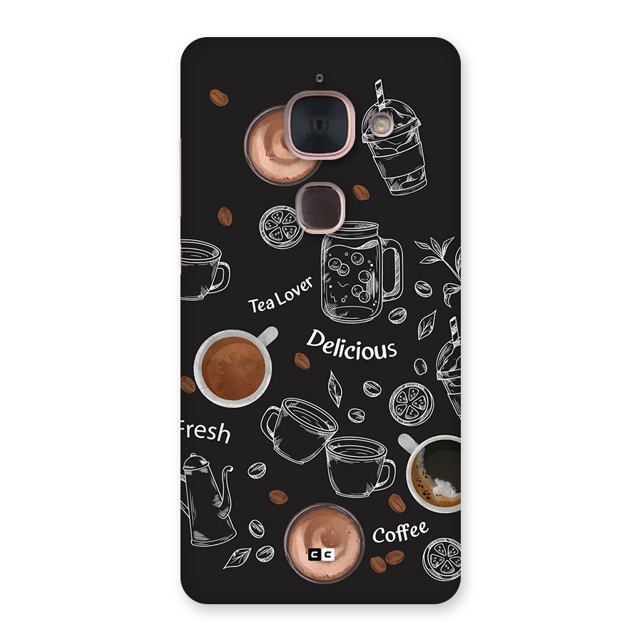 Tea And Coffee Mixture Back Case for Le Max 2