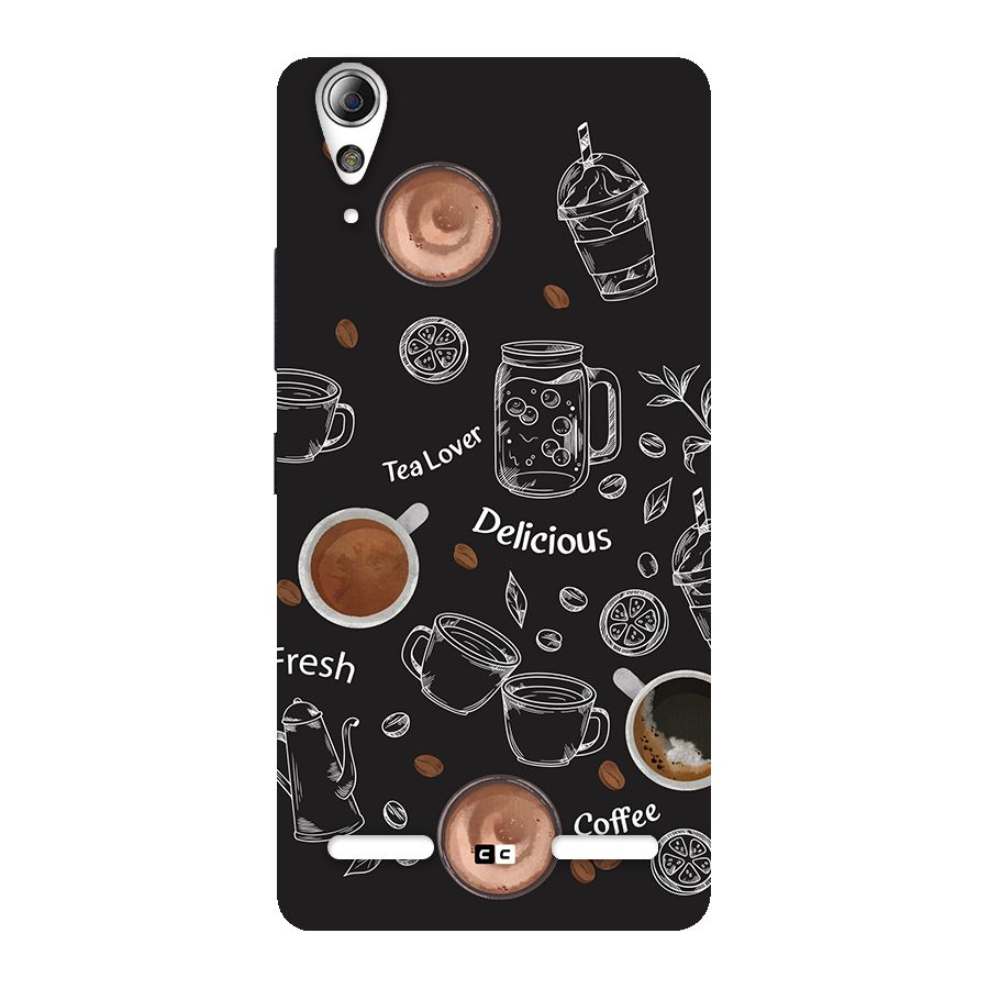 Tea And Coffee Mixture Back Case for Lenovo A6000 Plus