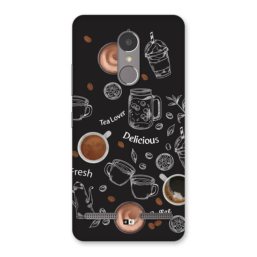 Tea And Coffee Mixture Back Case for Lenovo K6 Power