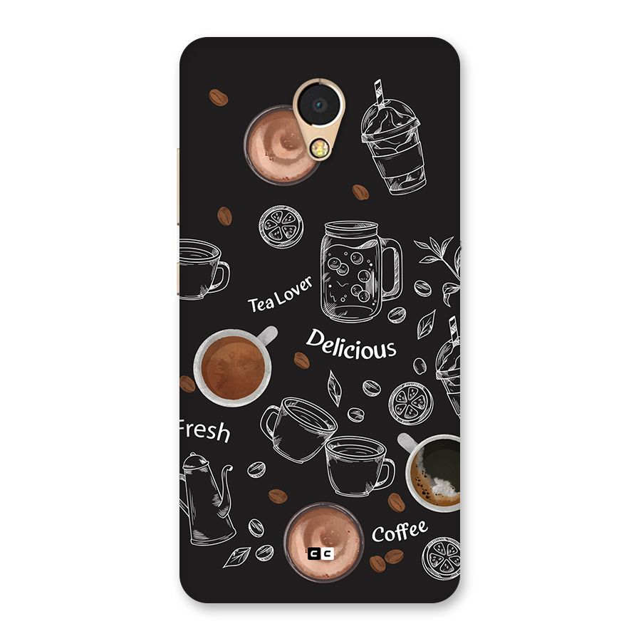 Tea And Coffee Mixture Back Case for Lenovo P2