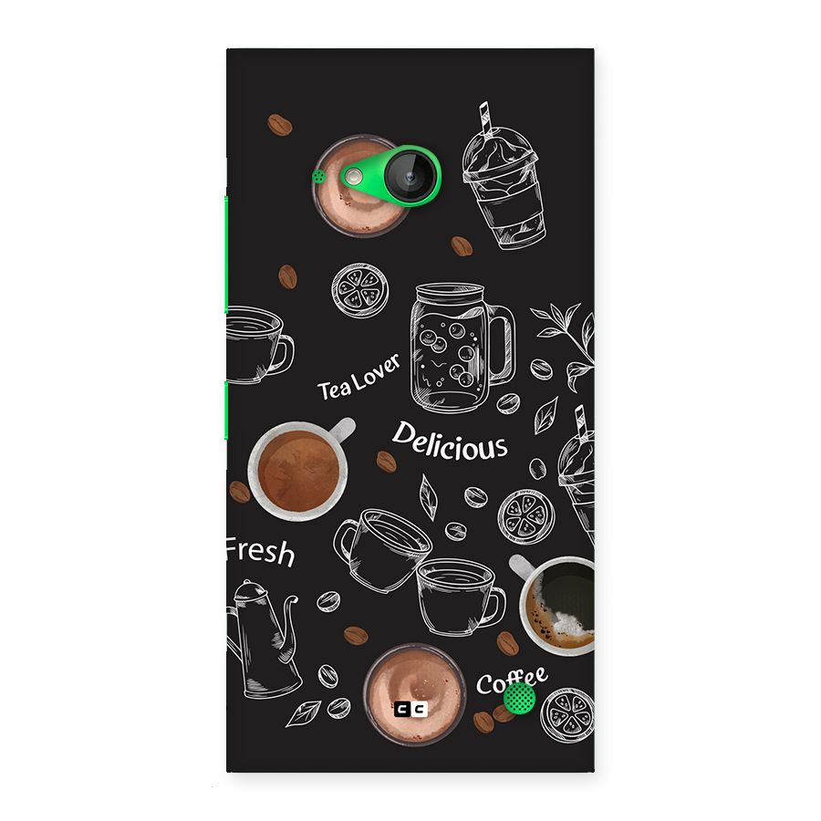 Tea And Coffee Mixture Back Case for Lumia 730