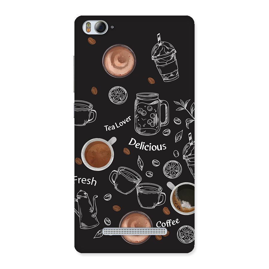 Tea And Coffee Mixture Back Case for Mi4i