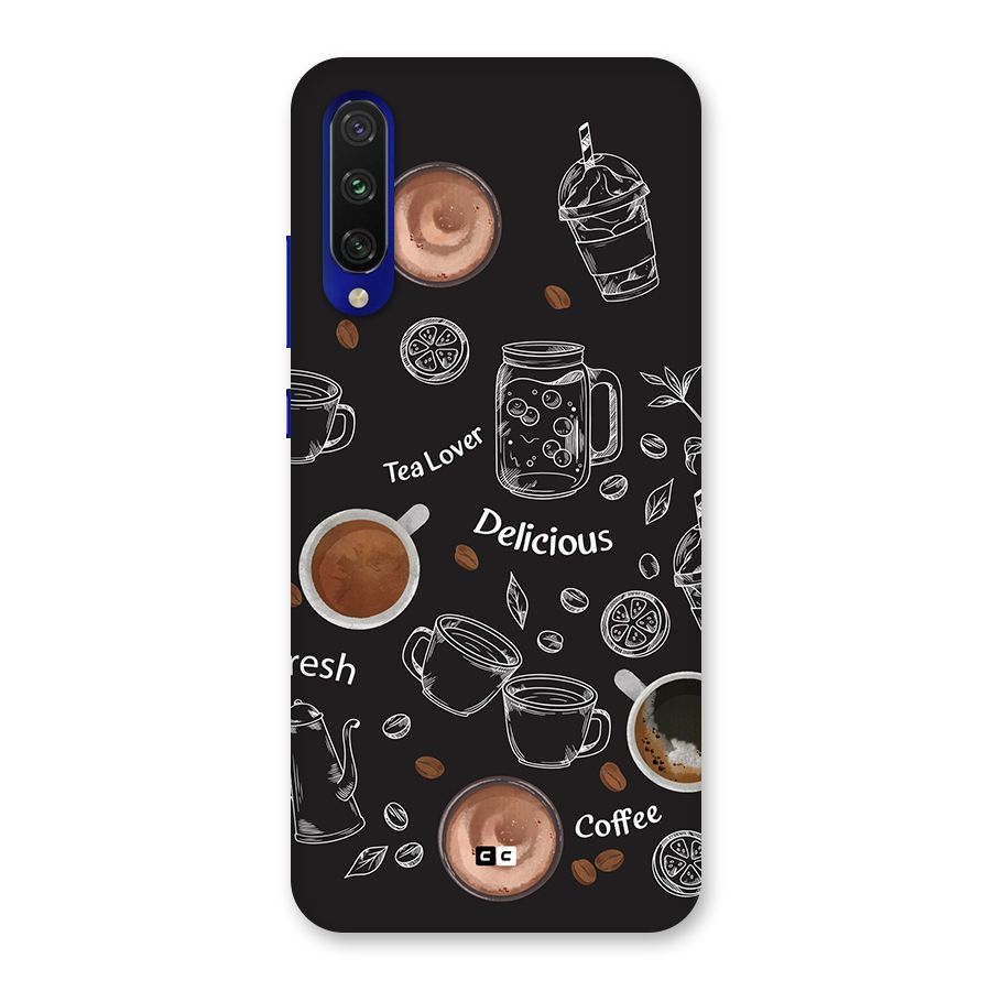 Tea And Coffee Mixture Back Case for Mi A3