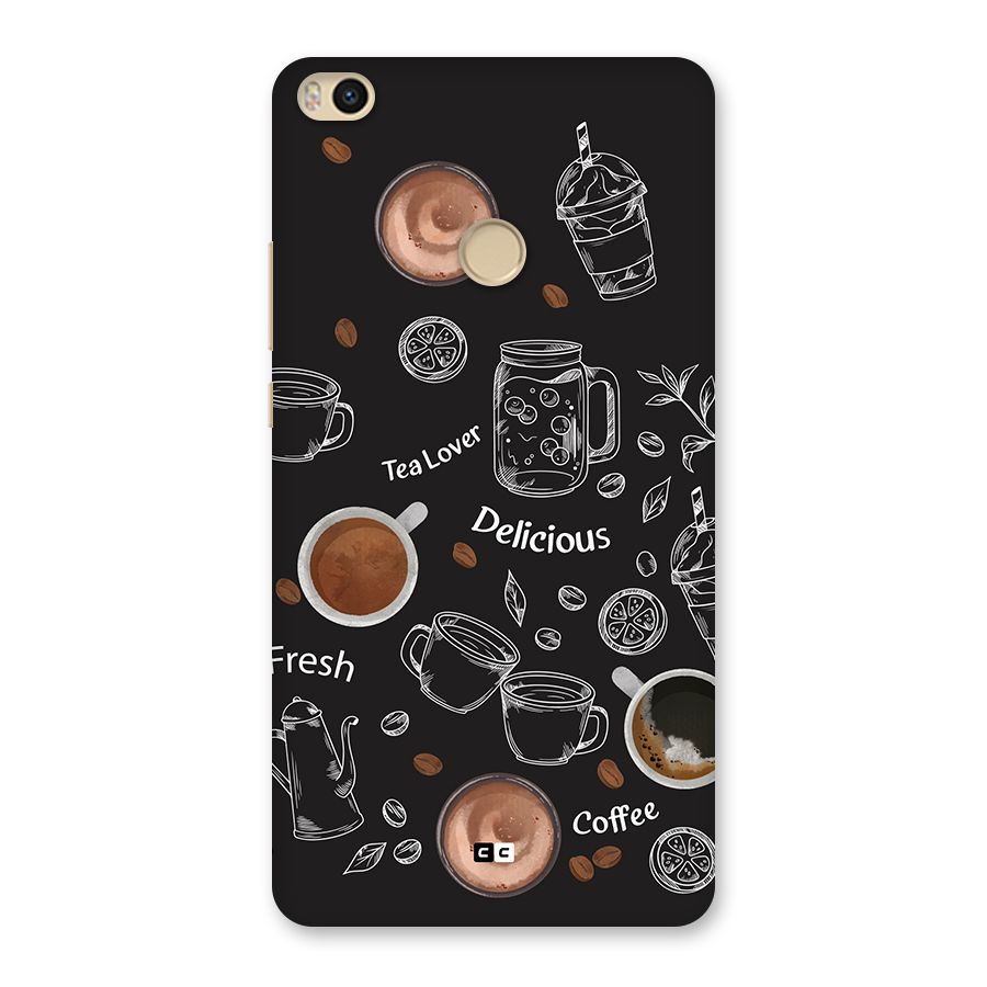 Tea And Coffee Mixture Back Case for Mi Max 2
