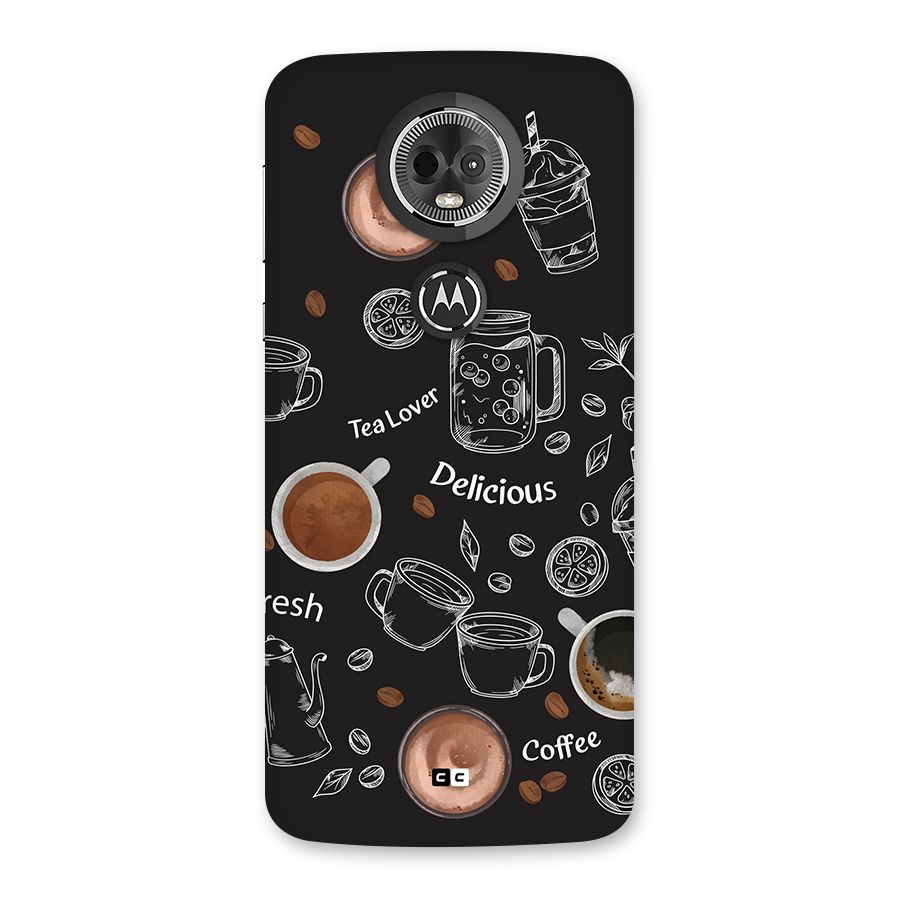 Tea And Coffee Mixture Back Case for Moto E5 Plus