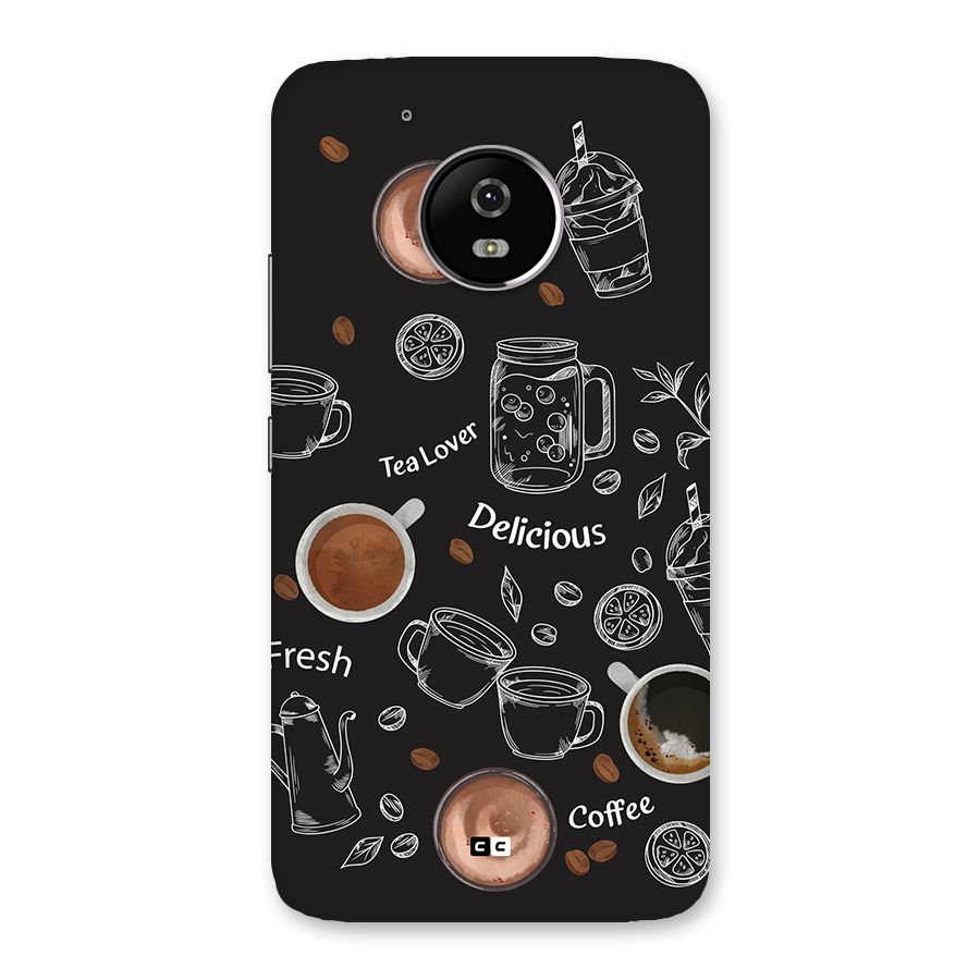 Tea And Coffee Mixture Back Case for Moto G5