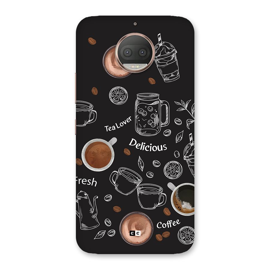 Tea And Coffee Mixture Back Case for Moto G5s Plus