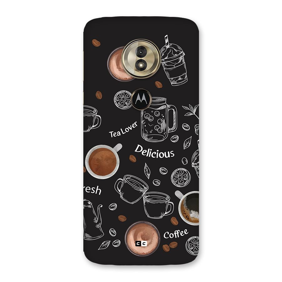 Tea And Coffee Mixture Back Case for Moto G6 Play