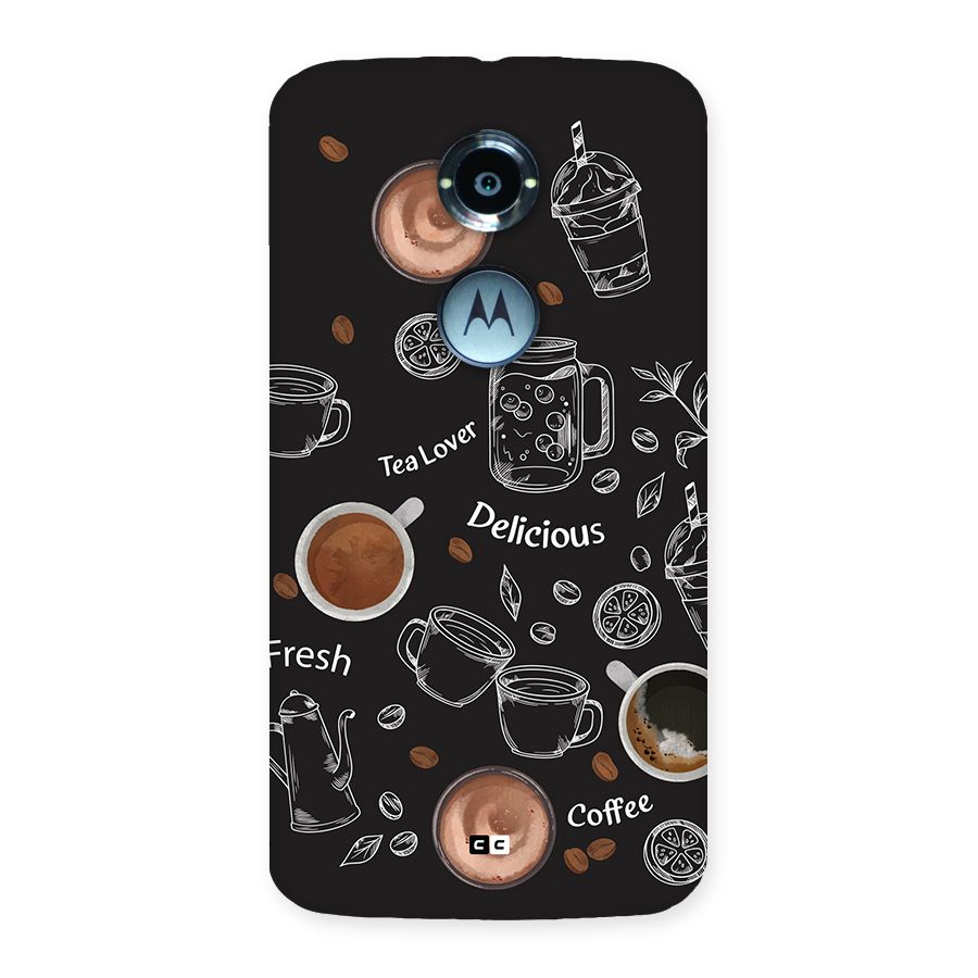 Tea And Coffee Mixture Back Case for Moto X2