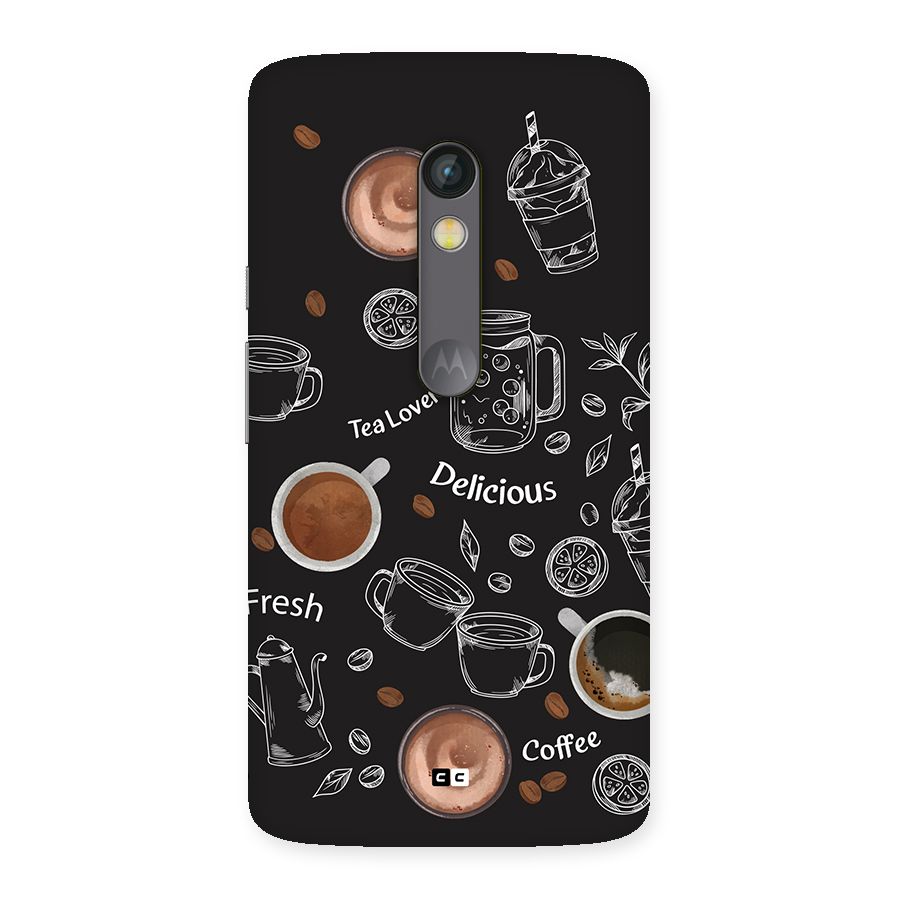 Tea And Coffee Mixture Back Case for Moto X Play
