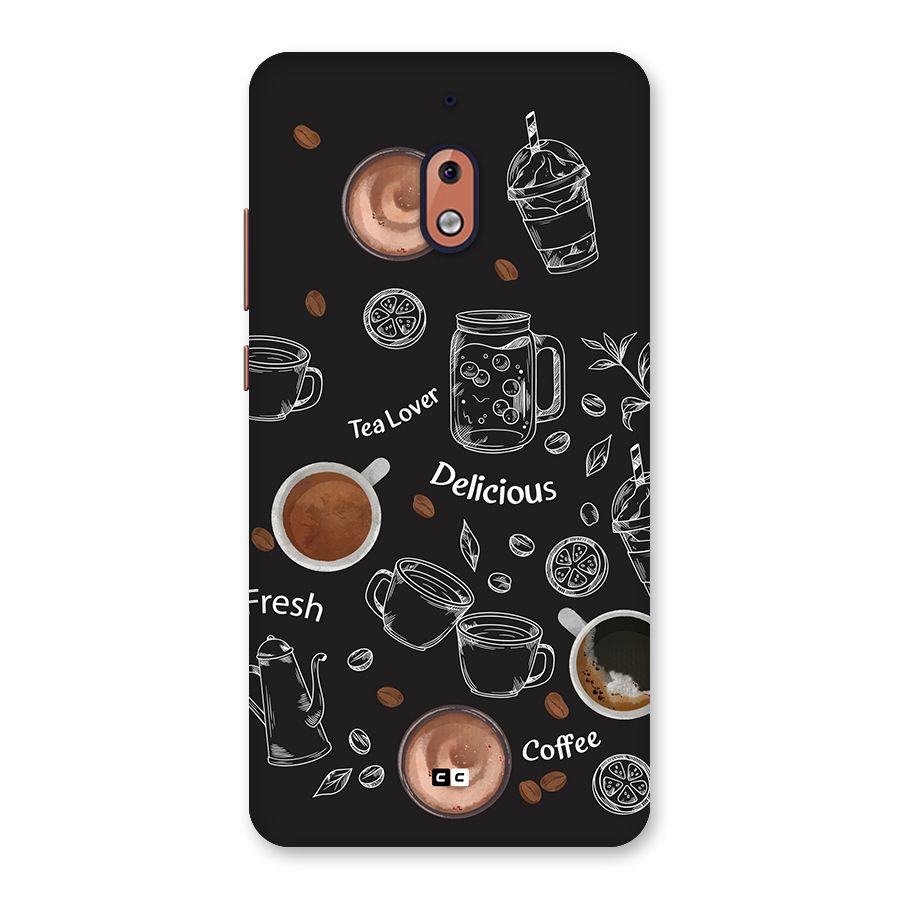 Tea And Coffee Mixture Back Case for Nokia 2.1