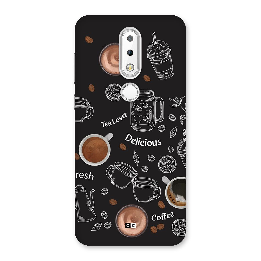 Tea And Coffee Mixture Back Case for Nokia 6.1 Plus