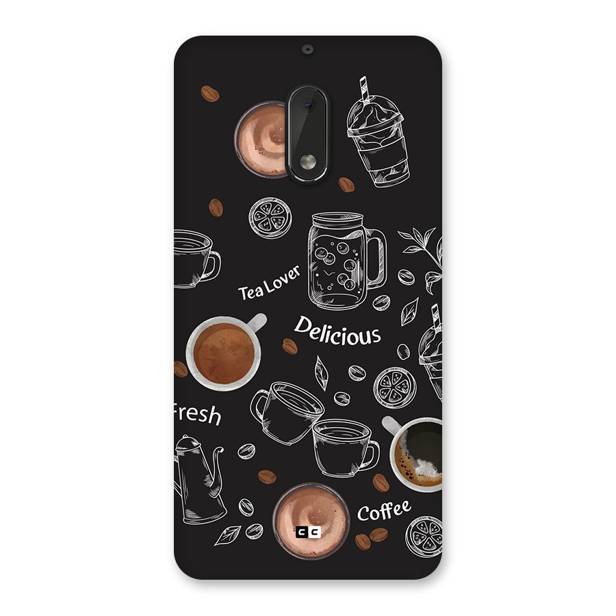 Tea And Coffee Mixture Back Case for Nokia 6